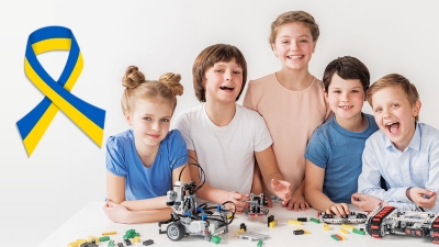 Zajęcia z robotyki  LEGO dla dzieci z Ukrainy